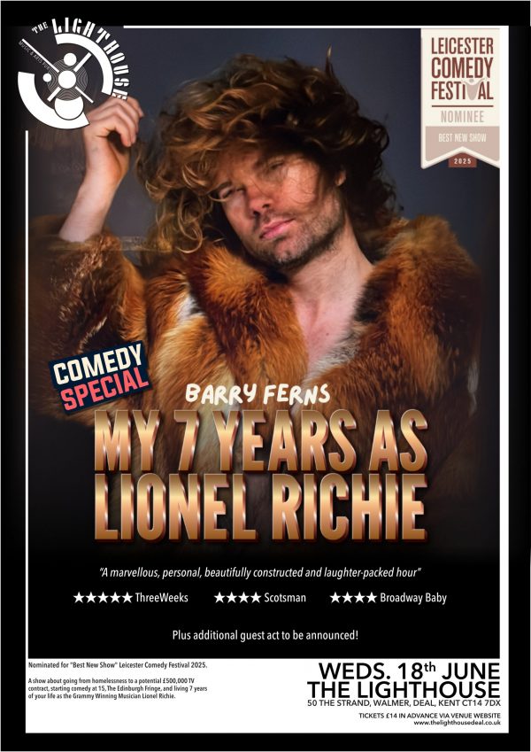 Barry Ferns – ‘My 7 Years As Lionel Richie’